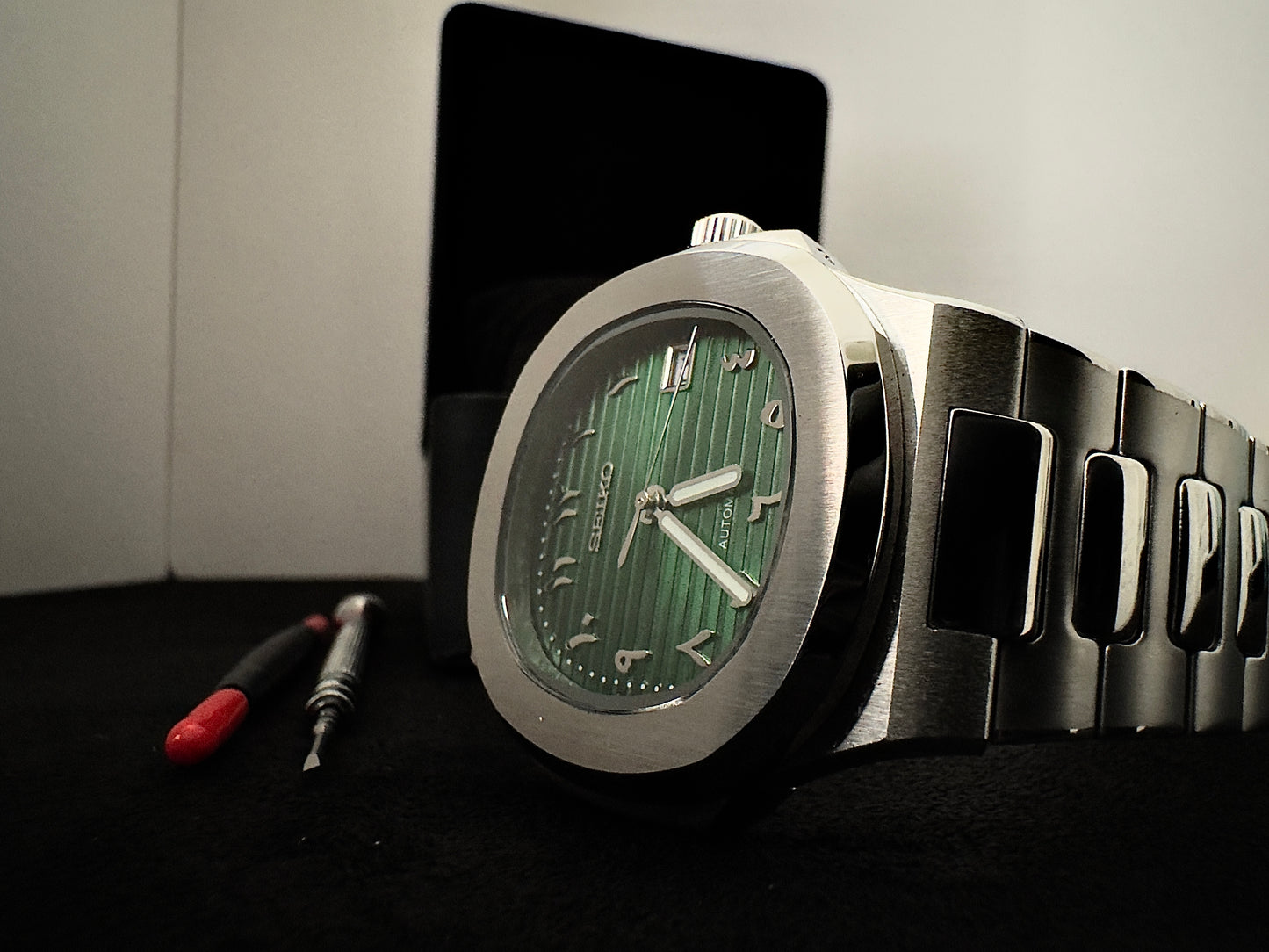 Seiko Arabic Dial Nautilus | Green