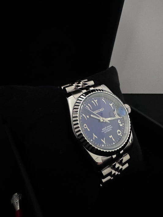 Seiko Arabic Dial Datejust | Royal Blue