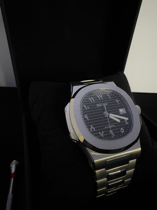 Seiko Arabic Dial Nautilus | Black
