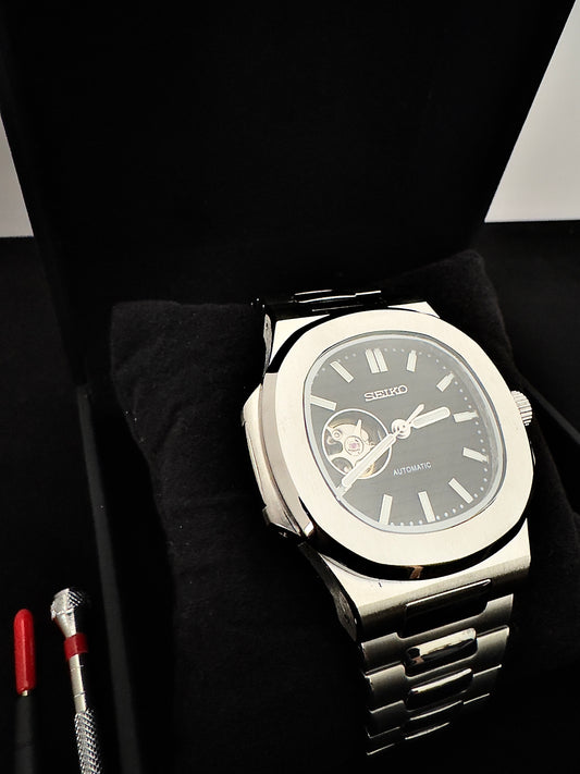 Seiko Open Heart Nautilus | Black